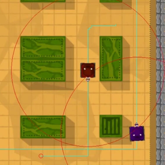 Finite State Pattern Game A.I